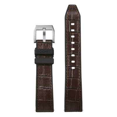 Hybrid Trocadero Mink Watch Strap - Width 20mm or 22mm - Bracelet Rochet