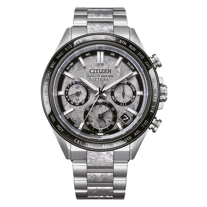 Attesa Satellite Wave Platinum Recrystallized Titanium Limited Watch CC4076-65A - Citizen