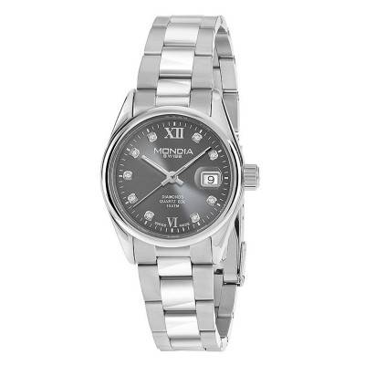Montre Icon Legend Lady Diamonds MS-207-SS-05DGY-OY - Mondia