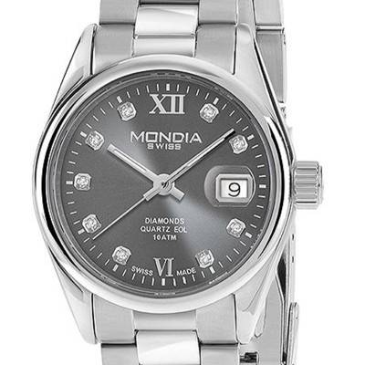 Montre Icon Legend Lady Diamonds MS-207-SS-05DGY-OY - Mondia