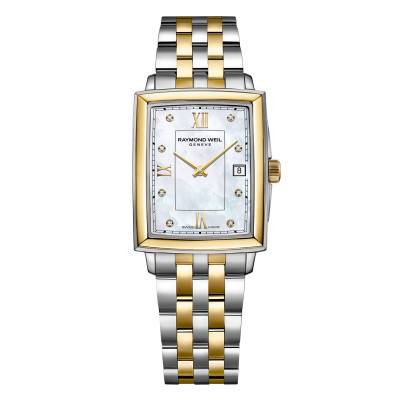 Watch Toccata Square 22 x 28 mm Mother-of-Pearl Dial 5925-STP-00995 - Raymond Weil