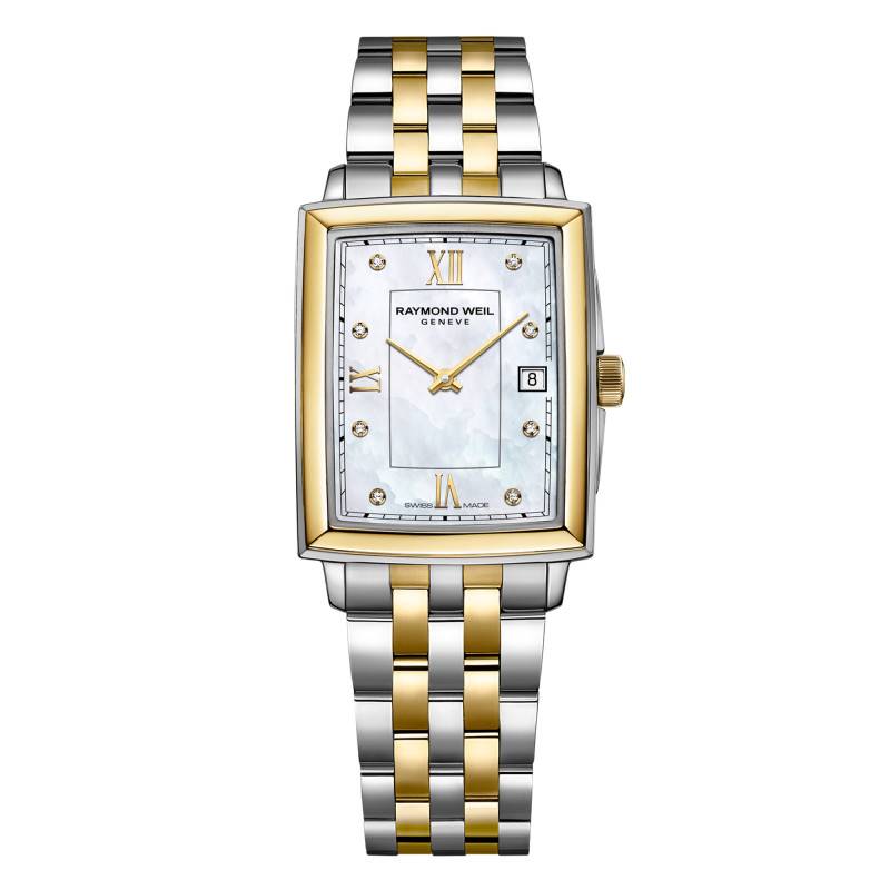 Watch Toccata Square 22 x 28 mm Mother-of-Pearl Dial 5925-STP-00995 - Raymond Weil