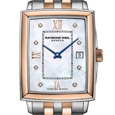 Toccata Square 22 x 28 mm Watch - Mother-of-Pearl Dial 5925-SP5-00995 - Raymond Weil
