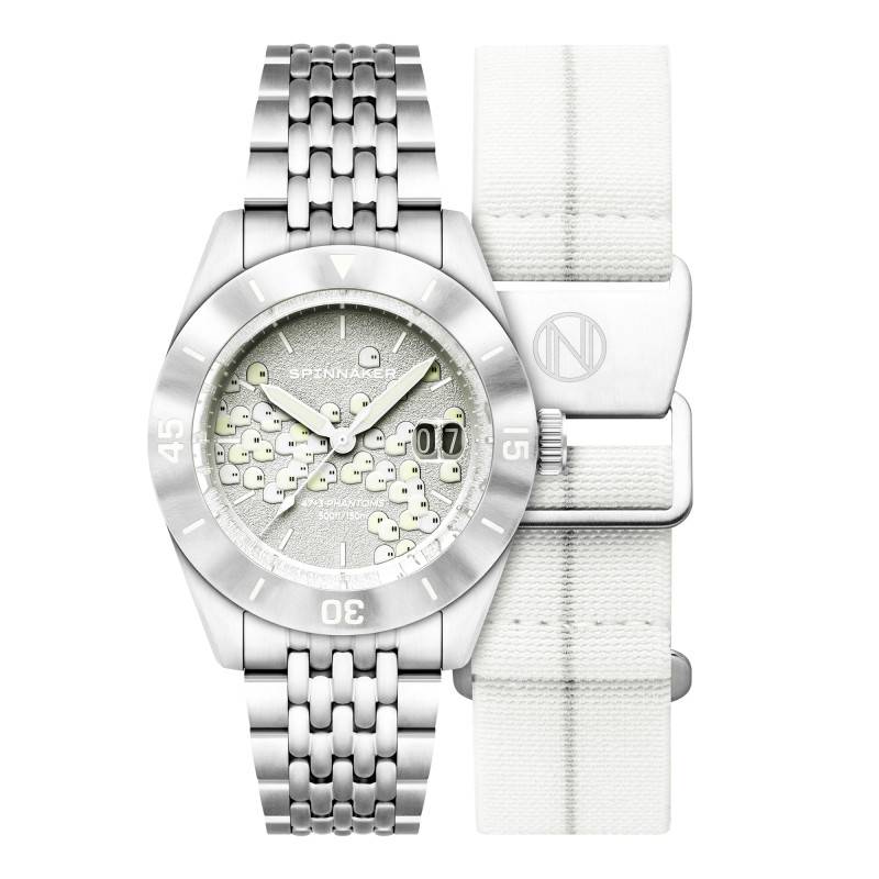 Spinnaker Fleuss Automatic Seconde Seconde 2025 Edition SP-5170-11B Phantom White Watch - Spinnaker