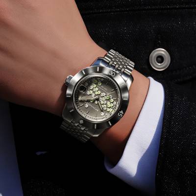 Watch Fleuss 40 Automatic Dead Seconds 2025 Edition SP-5170-11A Phantom Steel - Spinnaker