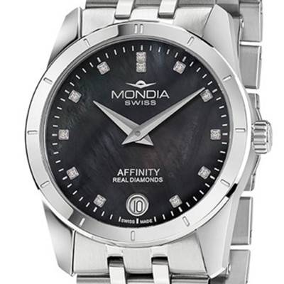 Montre Affinity Sport Lady Diamonds MS-205-SS-MPDBK-CM - Mondia