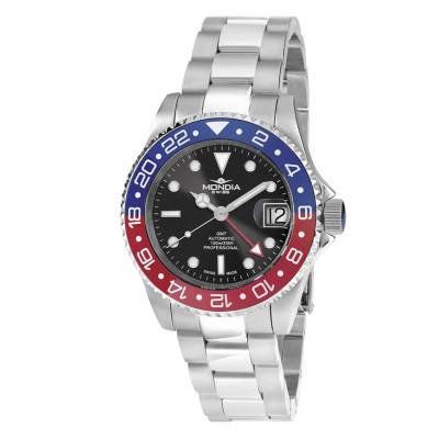 Montre Icon Legend Automatic GMT 40mm MS-223-SS-RDBL-OY - Mondia