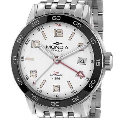 Montre Heritage 1946 Automatic GMT MI-823-SS-SL-CM - Mondia