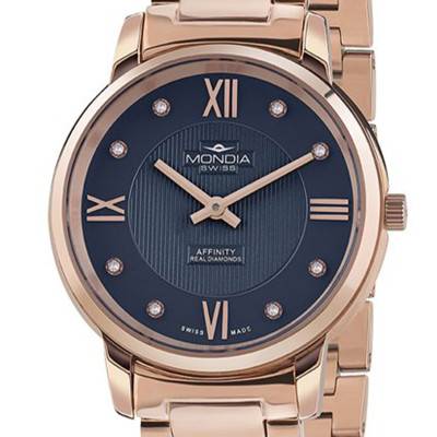 Montre Elegance Classic Lady Diamonds MS-202-PR-BLD-CM - Mondia