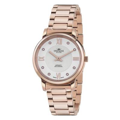 Montre Elegance Classic Lady Diamonds MS-202-PR-SLD-CM - Mondia