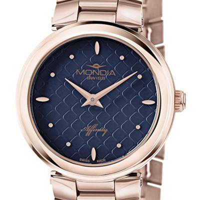 Montre Affinity City Lady Stone MS-211-PR-04BL-CM - Mondia