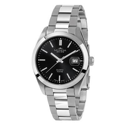 Montre Icon Legend Quartz MS-222-SS-03BK-OY - Mondia