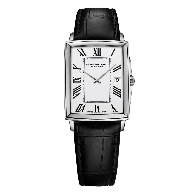 Toccata Square 37 x 29mm White Dial Watch 5425-STC-00300 - Raymond Weil
