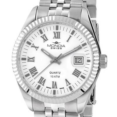 Montre Icon Legend Quartz MS-222-SS-02WT-GB - Mondia