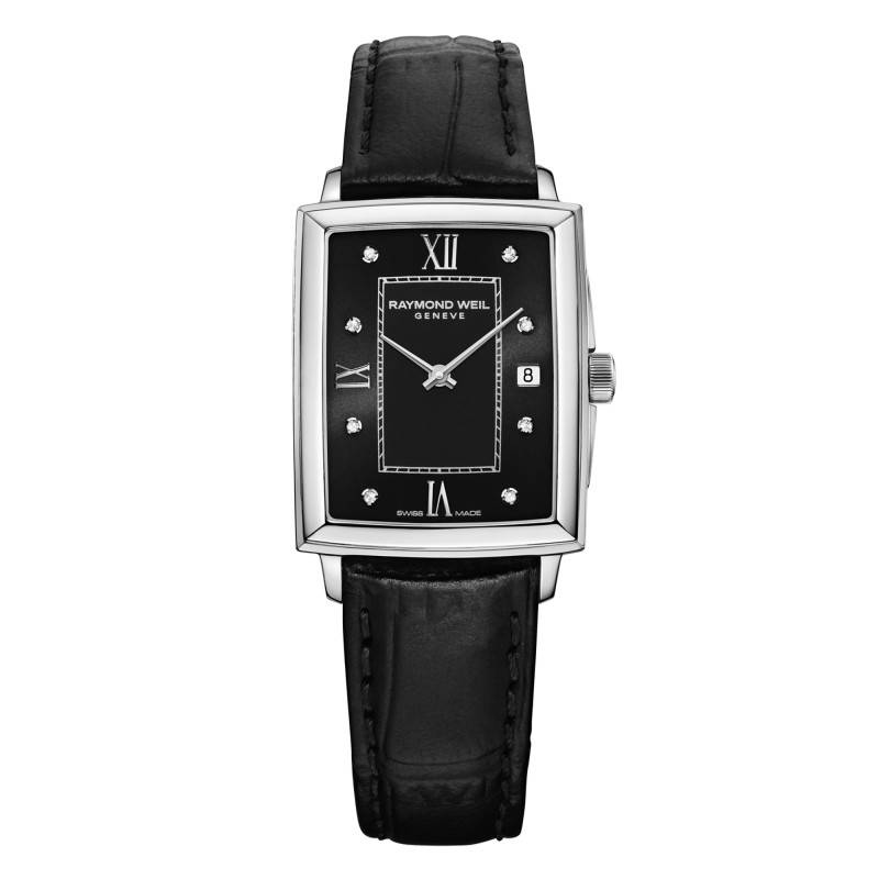 Toccata Square 22 x 28 mm Watch - Black Dial 5925-STC-00295 - Raymond Weil