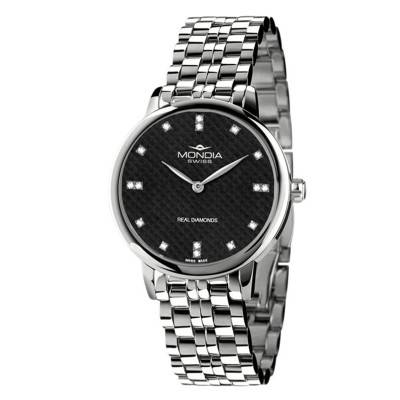 Montre Affinity City Lady MS-203-SS-BKD-CM - Mondia