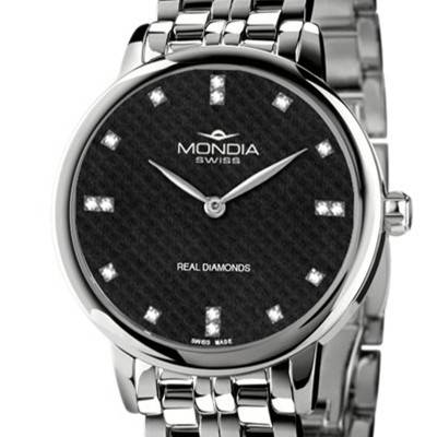 Montre Affinity City Lady MS-203-SS-BKD-CM - Mondia