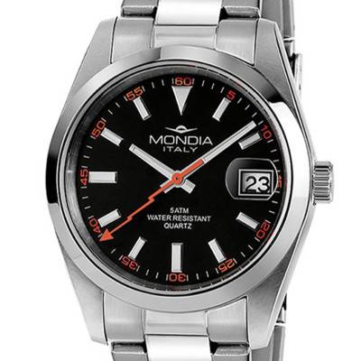 Montre Madison City Quartz MI-809-SS-03BK-OY - Mondia