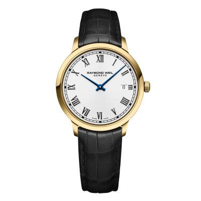 Toccata Classic 39mm White Dial Watch 5485-PC-00359 - Raymond Weil