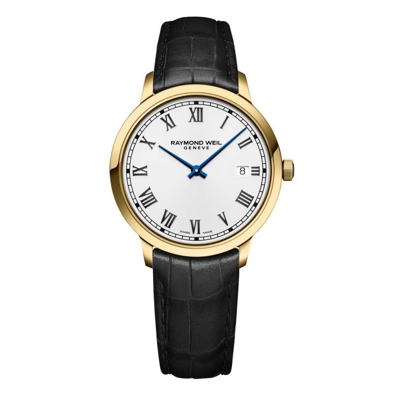 Toccata Classic 39mm White Dial Watch 5485-PC-00359 - Raymond Weil