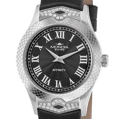 Montre Affinity Symbol Stone MS-206-SSZ-BKRM-CP - Mondia