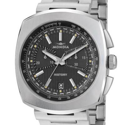 Montre History MH-002-SS-BK-CM - Mondia