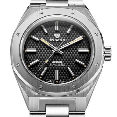 F77 41 Black No Date 68041A77A Watch - Nivada Grenchen