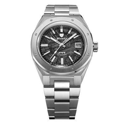 Nivada Grenchen F77 41 Meteorite Date 69041A77C Watch - Nivada Grenchen