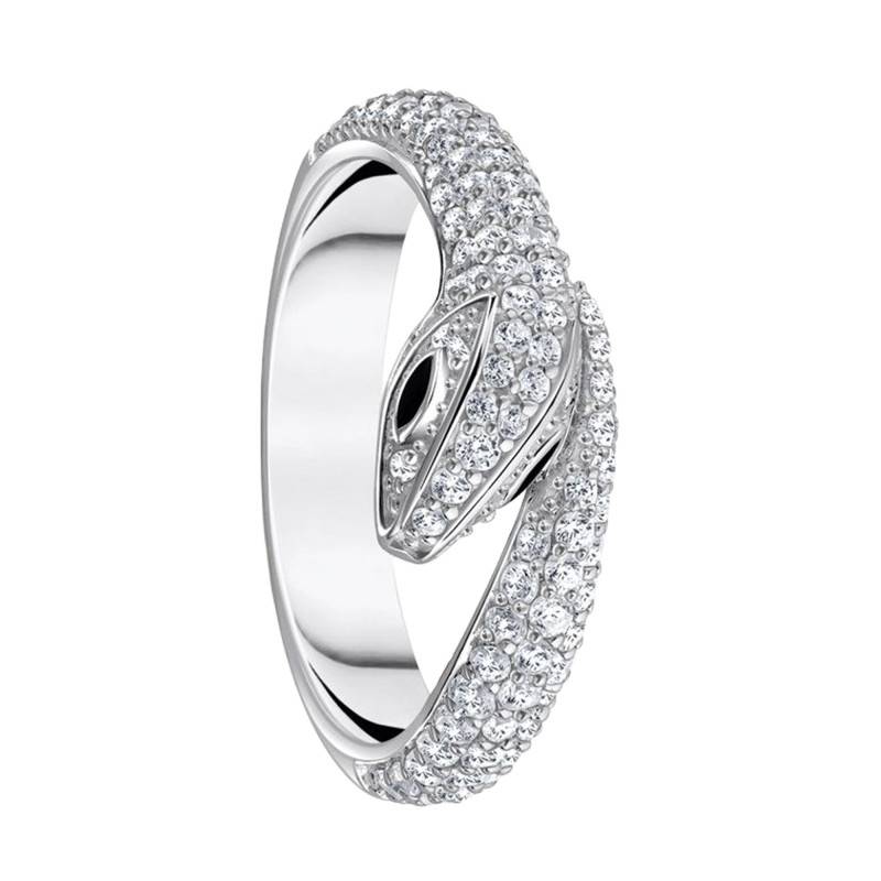 925 Silver & White Stone Serpent Ring - TR2461-041-14 - Thomas Sabo