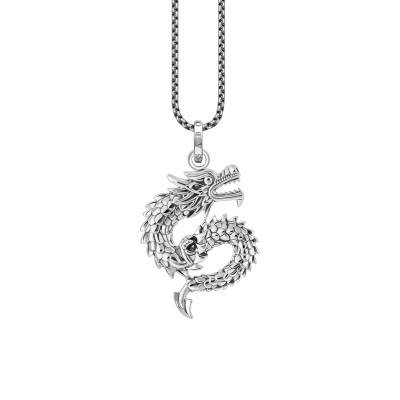 925 Silver Dragon Necklace, Length 45 cm to 50 cm - KE2274-637-21-L50V - Thomas Sabo