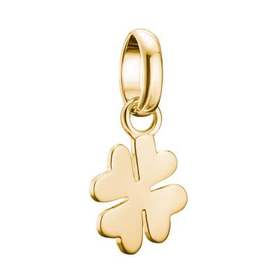 750/1000 Gold-Plated 925/1000 Silver Four-Leaf Clover Charm Pendant - CC1202-413-39 - Thomas Sabo