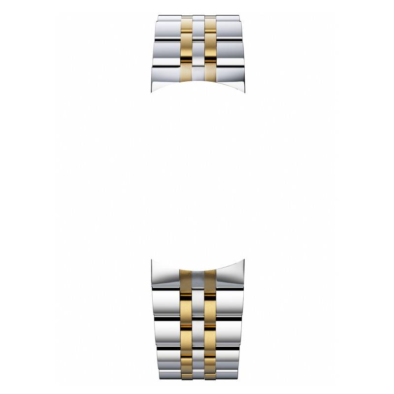 Two-Tone Stainless Steel Watch Strap for Chapitre 6 - BA111OD