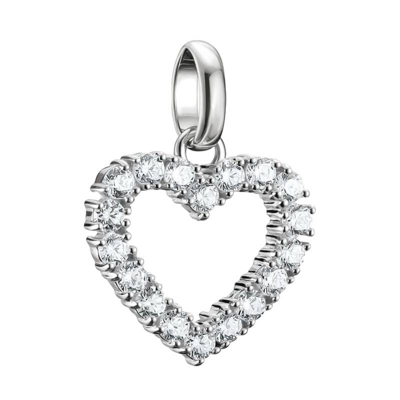 925 Silver & White Stones Heart Charm Pendant - CC1237-051-14 - Thomas Sabo