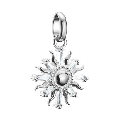 925 Sterling Silver & White Stones Sun Charm Pendant - CC1246-051-14 - Thomas Sabo