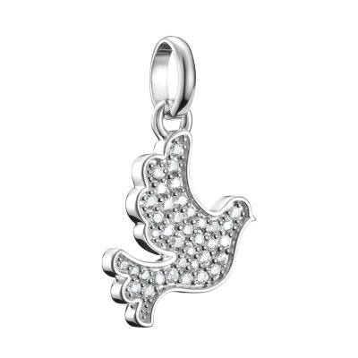 925 Silver Peace Dove Charm Pendant - CC1267-051-14 - Thomas Sabo