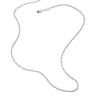 925 Sterling Silver Figaro Chain, Length 40 to 45 cm - KE2329-001-21 - Thomas Sabo
