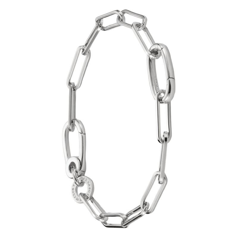 925/1000 Silver Paperclip Chain Bracelet, Length 15 cm, 17 cm or 19 cm - C1205-001-21 - Thomas Sabo