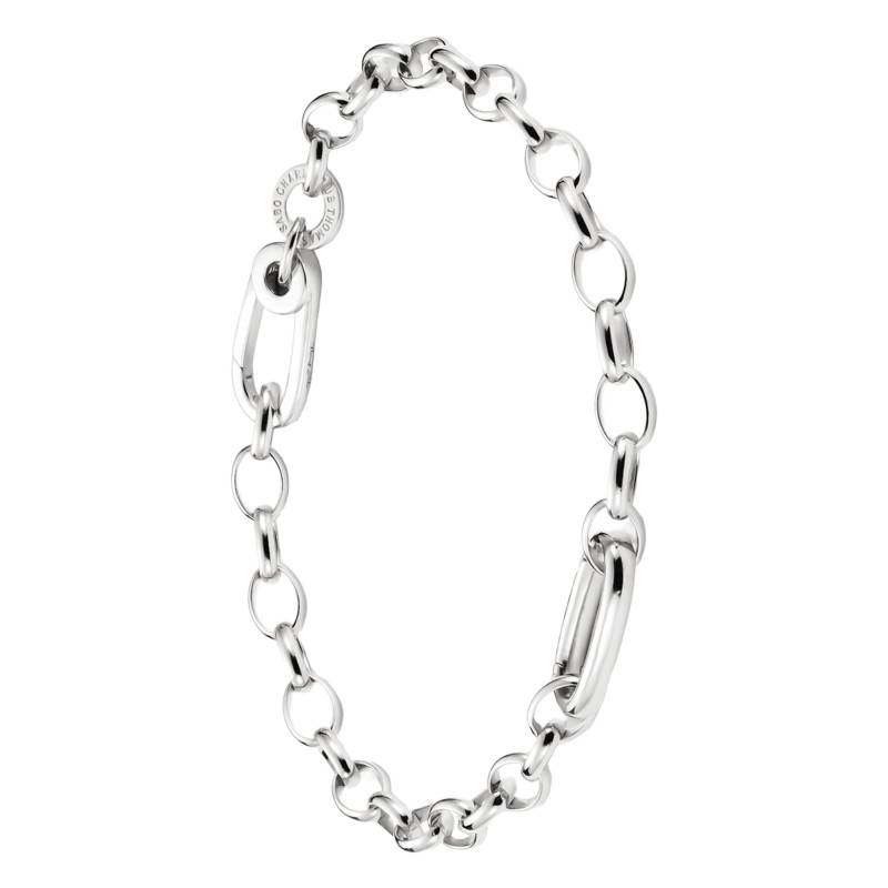 925 Silver Oval Link Chain Bracelet, Length 15 cm, 17 cm or 19 cm - C1202-001-21 - Thomas Sabo