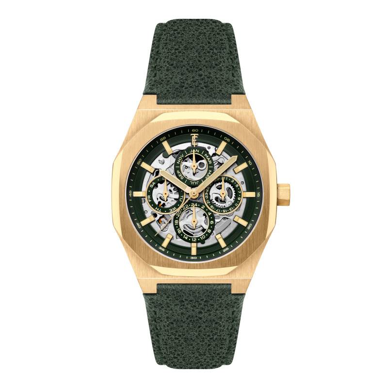 Discovery Drake Triple Calendar Skeleton Automatic Spruce Haven Watch ES-8308-03 - Thomas Earnshaw