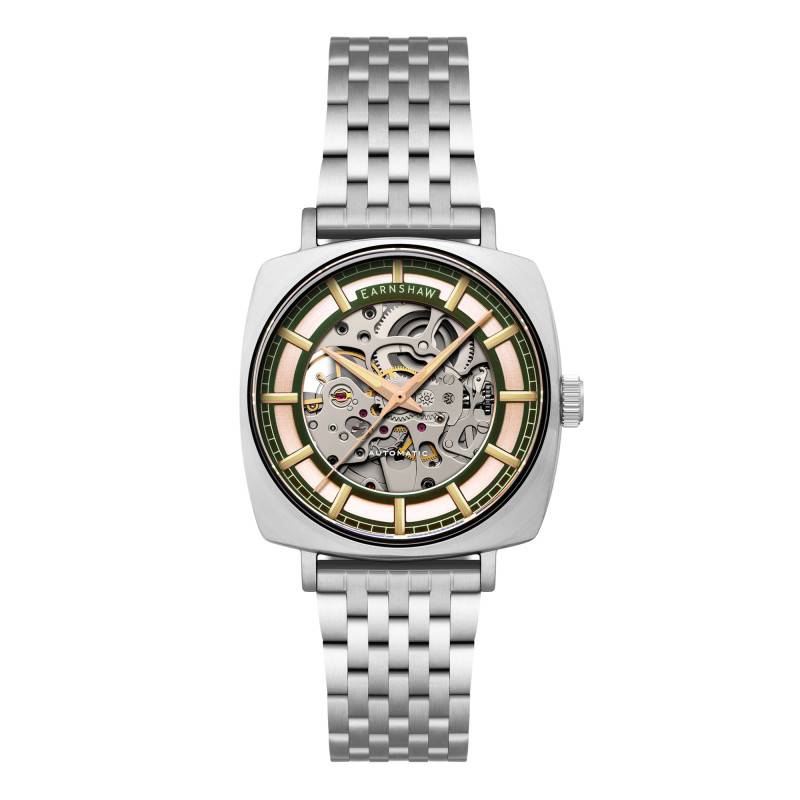 Montre City Of London Moorgate Skeleton Automatic Bronze Spark ES-8319-11 - Thomas Earnshaw