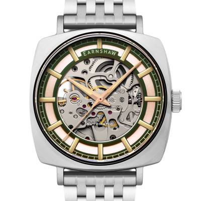 Montre City Of London Moorgate Skeleton Automatic Bronze Spark ES-8319-11 - Thomas Earnshaw