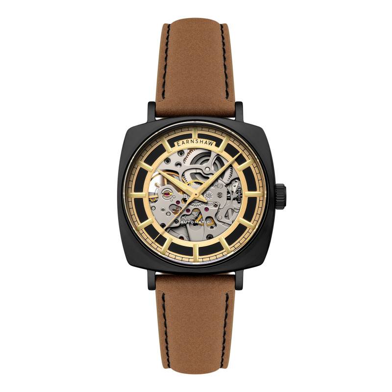 Thomas Earnshaw City of London Moorgate Skeleton Automatic Charcoal Bridge Watch ES-8319-05 - Thomas Earnshaw