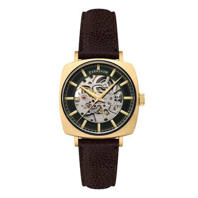 City Of London Moorgate Skeleton Automatic Rustic Shine Watch ES-8319-03 - Thomas Earnshaw