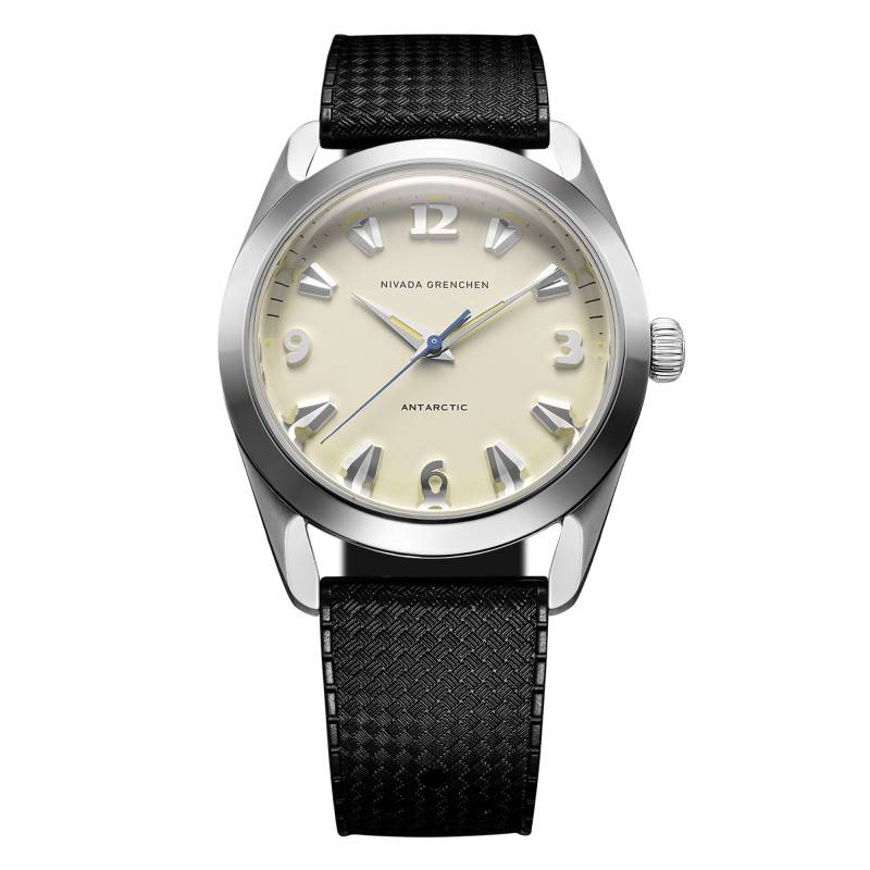 Antarctic 38mm Eggshell Beige Luminova Watch 32080A - Nivada Grenchen