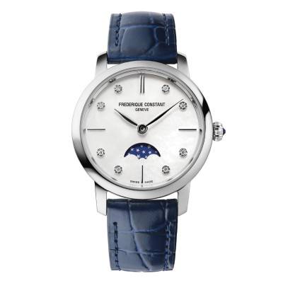 Montre Slimline Moonphase FC-206MPWD1S6 - Frédérique Constant