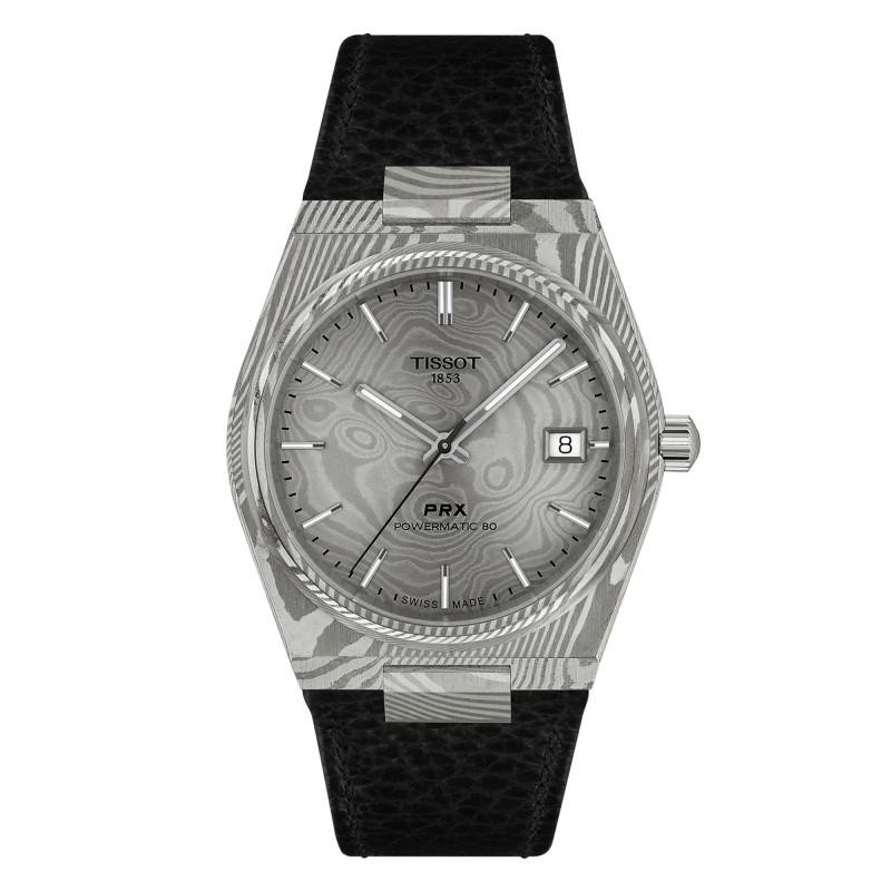 PRX Powermatic 80 Damascus Steel 38mm Watch T1378079608100 - Tissot