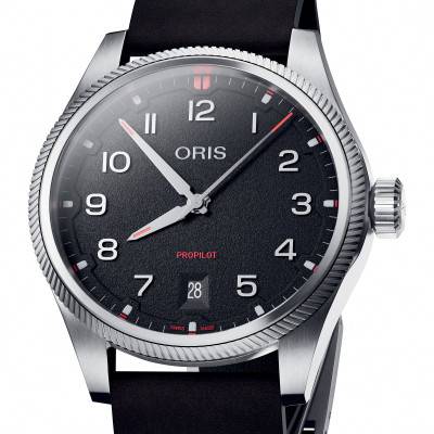 Montre ProPilot Date Noire 01 733 7805 4164-07 6 20 14LC - Oris