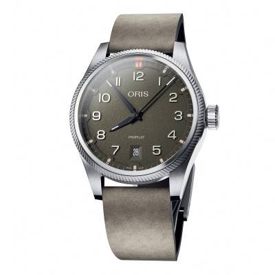 ProPilot Date Khaki Watch 01 733 7805 4167-07 6 20 16LC - Oris