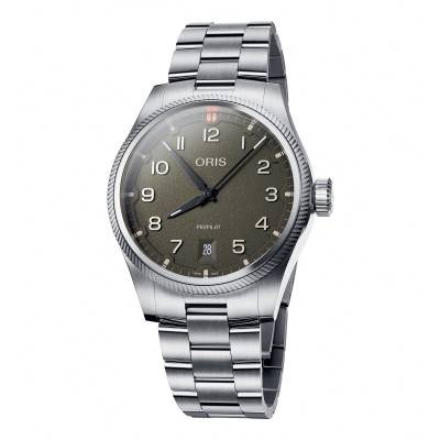 Khaki ProPilot Date Watch 01 733 7805 4167-07 8 20 04LC - Oris
