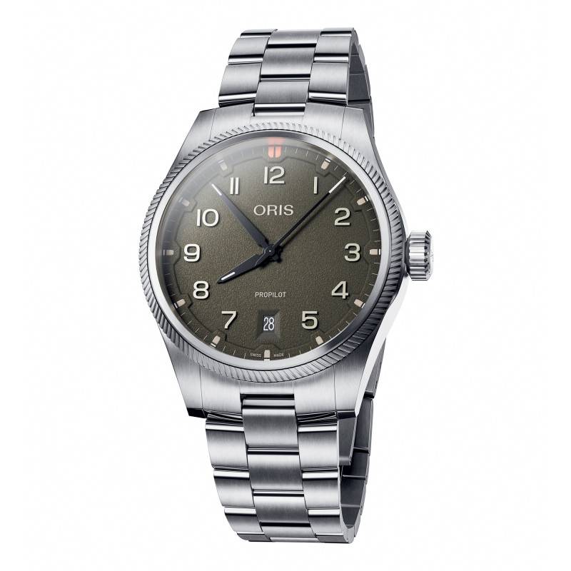 Khaki ProPilot Date Watch 01 733 7805 4167-07 8 20 04LC - Oris